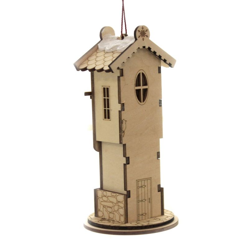 Ginger Cottages 5.5" Ginger Clock Tower Ornament Time Dancer  -  Tree Ornaments
