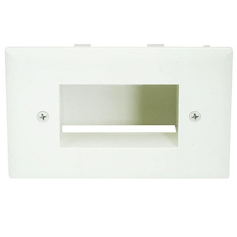 Franklin Brass Classic Beadboard Double Duplex Wall Plate White