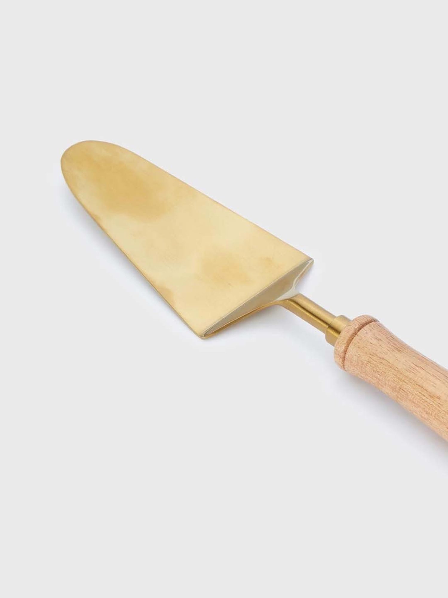 Fabindia Amantra Brown Metal 1 Knife & 1 Server