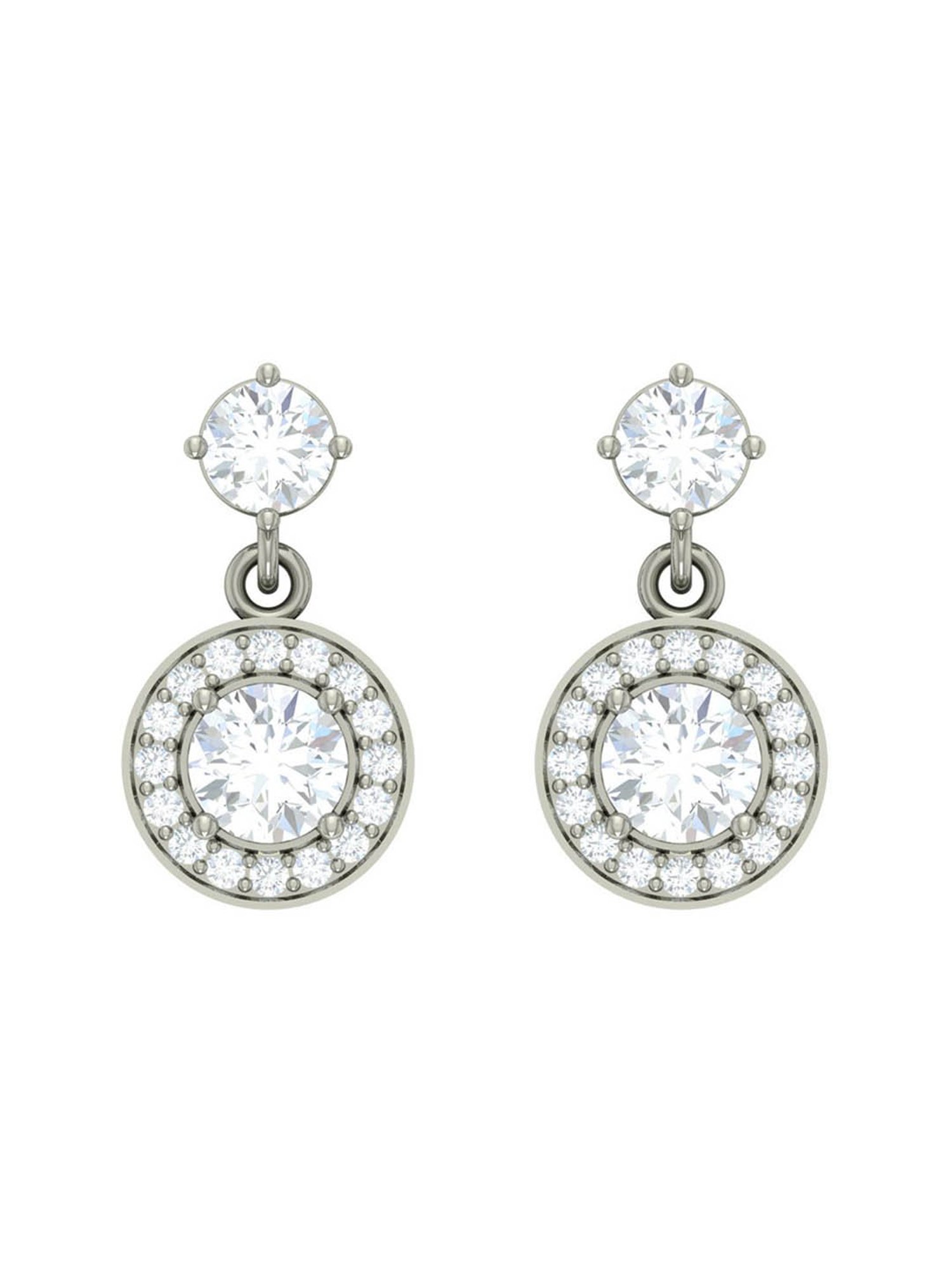 Clara 92.5 Sterling Silver Maude Earrings for Women