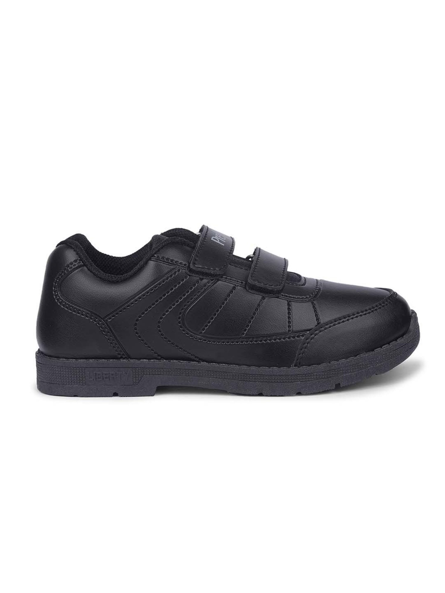 Prefect By Liberty Kids Black Velcro Shoes