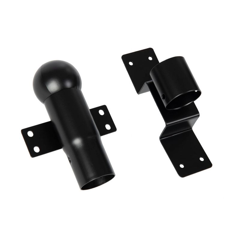 Black Steel Wall Mounted Infrared Patio Heater - Fire Sense