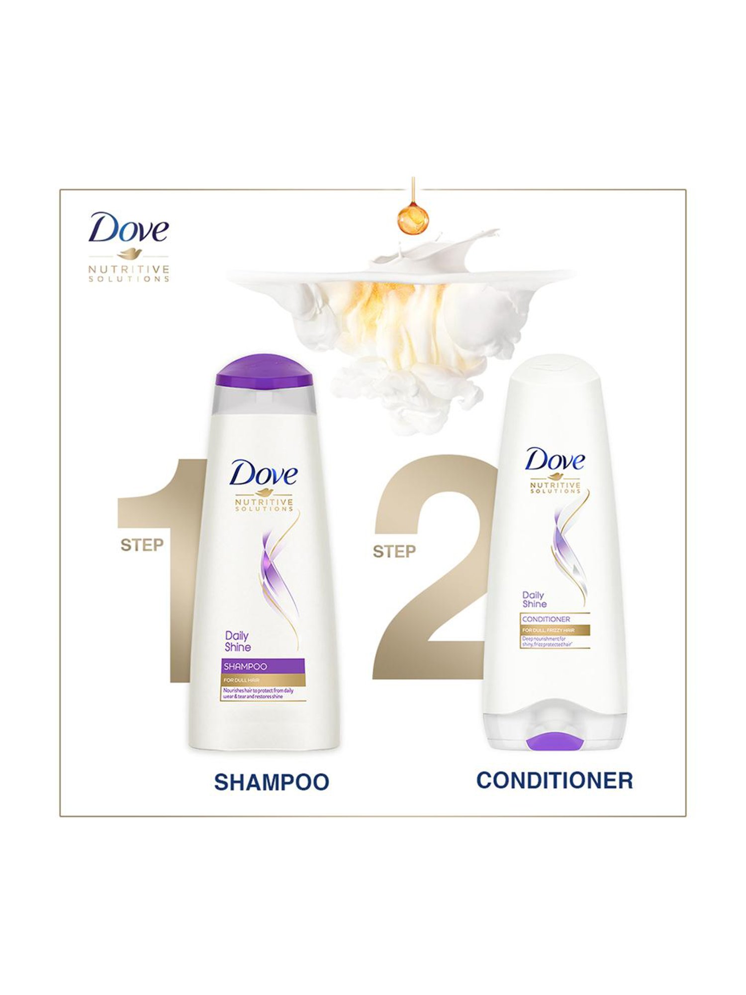 Dove Daily Shine Conditioner - 80 ml