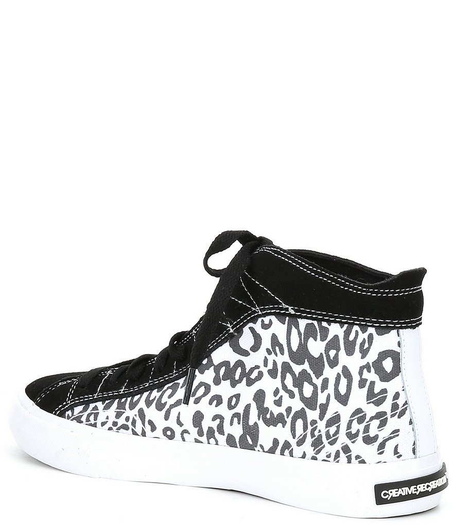 Creative Recreation Women's Helious Cheetah Print High Top Sneakers