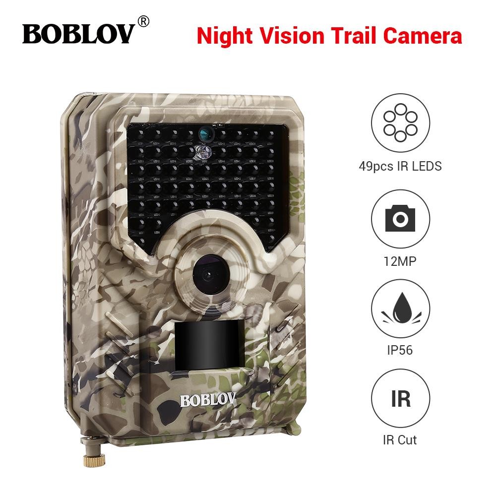 BOBLOV PR200 12MP 49PCS IR Leds Trail Hunting Camera Waterproof