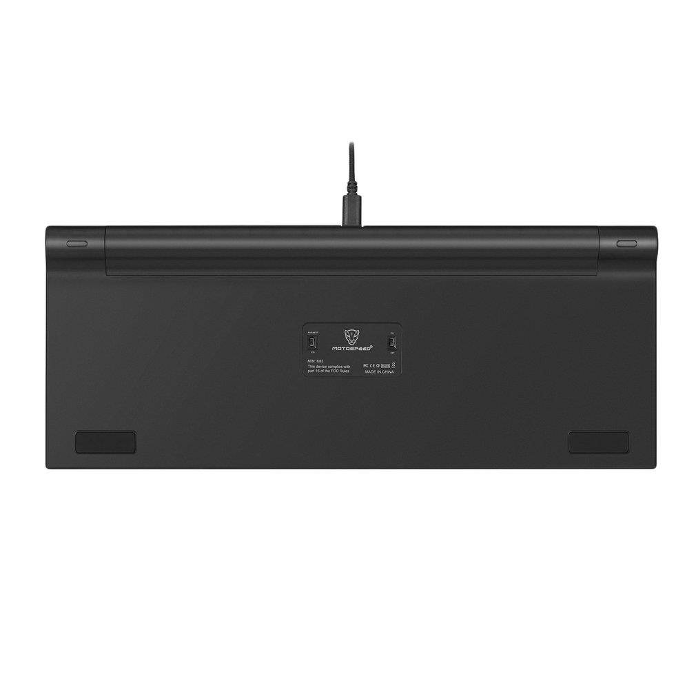 Motospeed Bluetooth Wired Mechanical Keyboard With 87 keys RGB Backlight