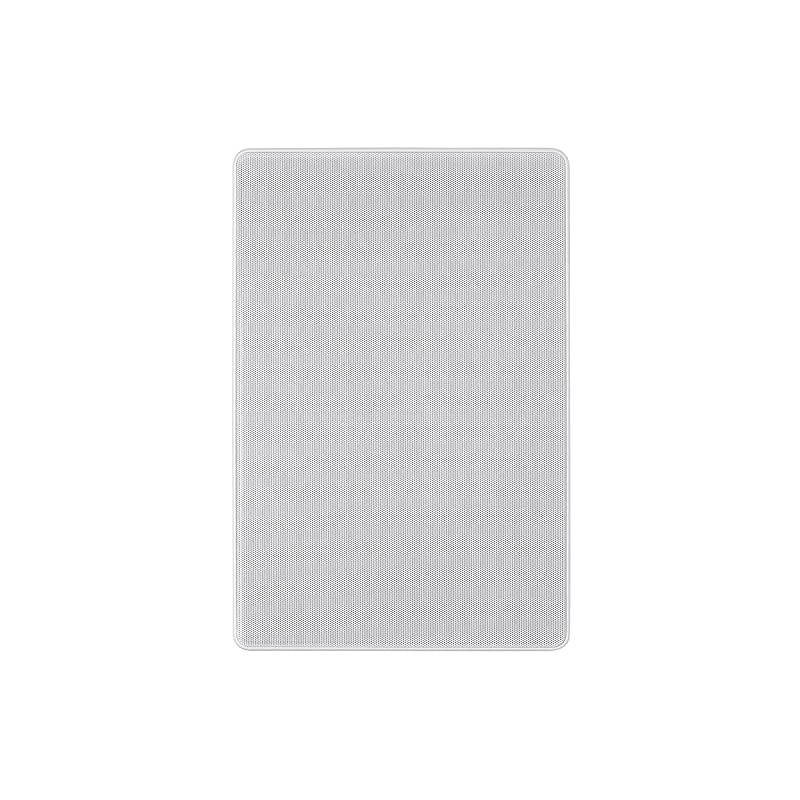 2Way Carbon Fiber inWall Speakers 65in Pair with Paintable Magnetic Grille Alpha Series