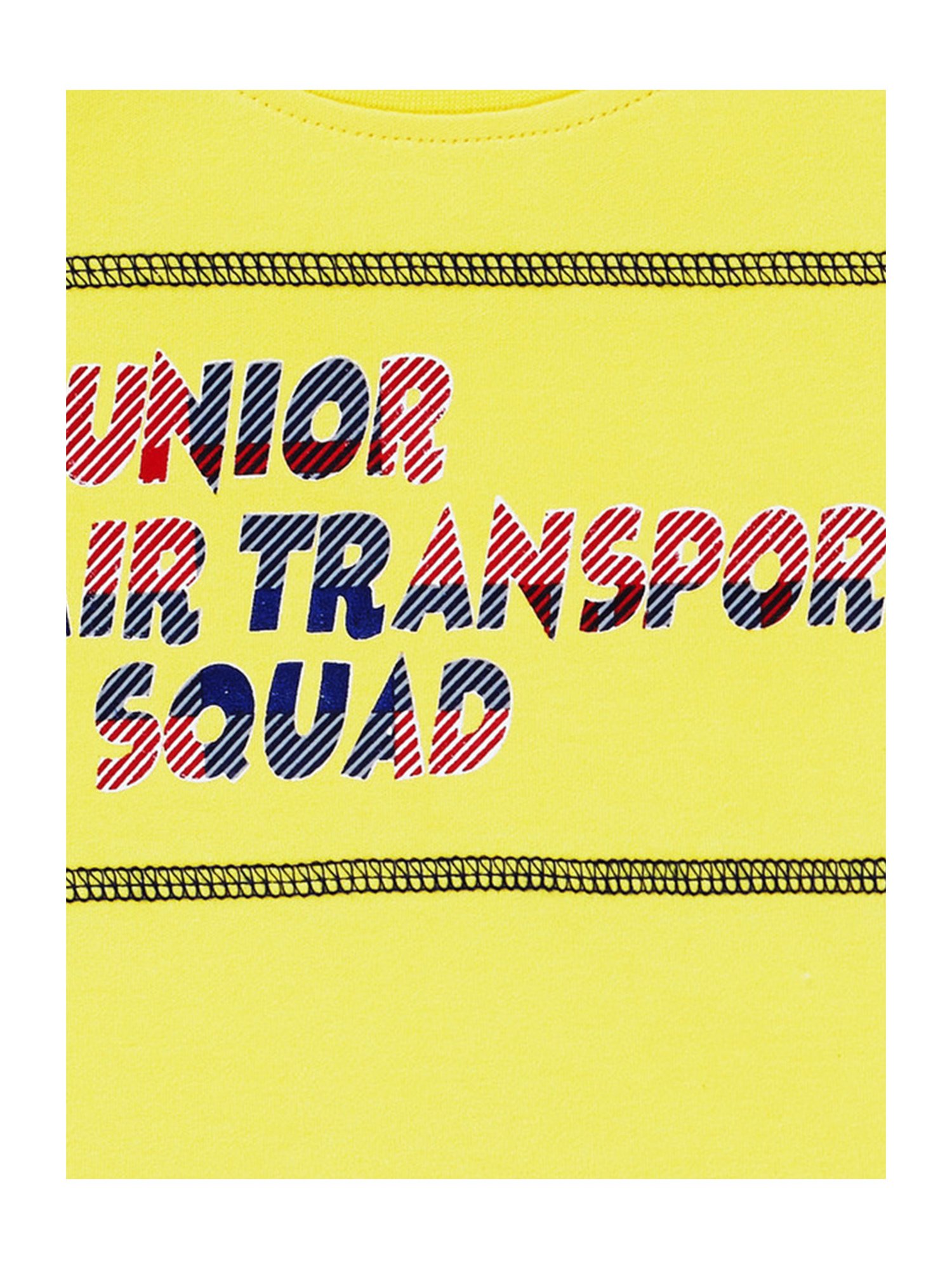 GJ baby Green & White Cotton Camouflage Full Sleeves T-Shirt Set