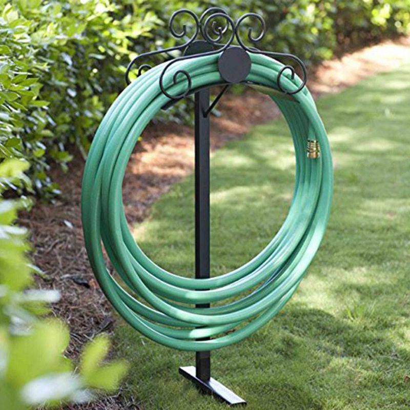 Liberty Garden 645 Steel Decorative Garden Water Hose Holder Storage Stand