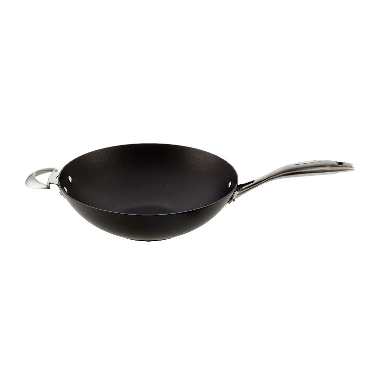 Victoria Cast Iron Wok with Stability Base 14" Black