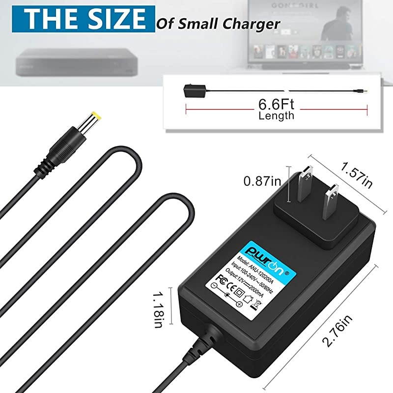 12V AC Adapter Compatible with Sony BDPBX BDPS Series Bluray Disc DVD Player BDPBX120 BDPBX520 BDPBX350 BDPBX670 BDPS1200 BDPS1700 BDPS3700 BDPS3200 BDPS6700 PN ACM1208UC