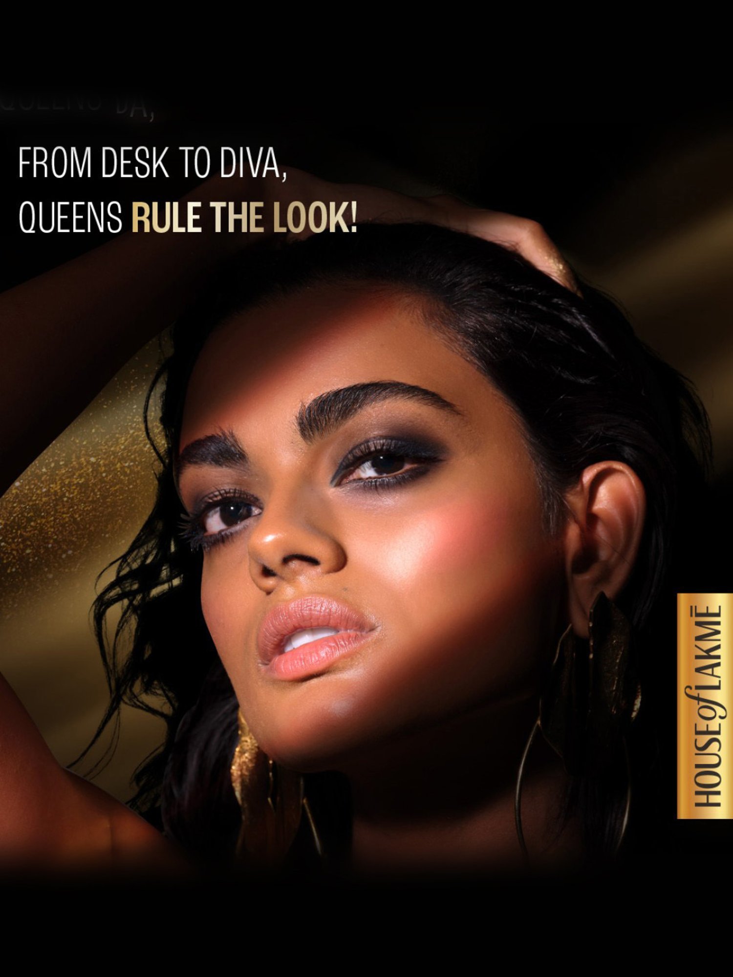 Lakme Glitterati 4-In-1 Face Palette Night Diva - 14 gm