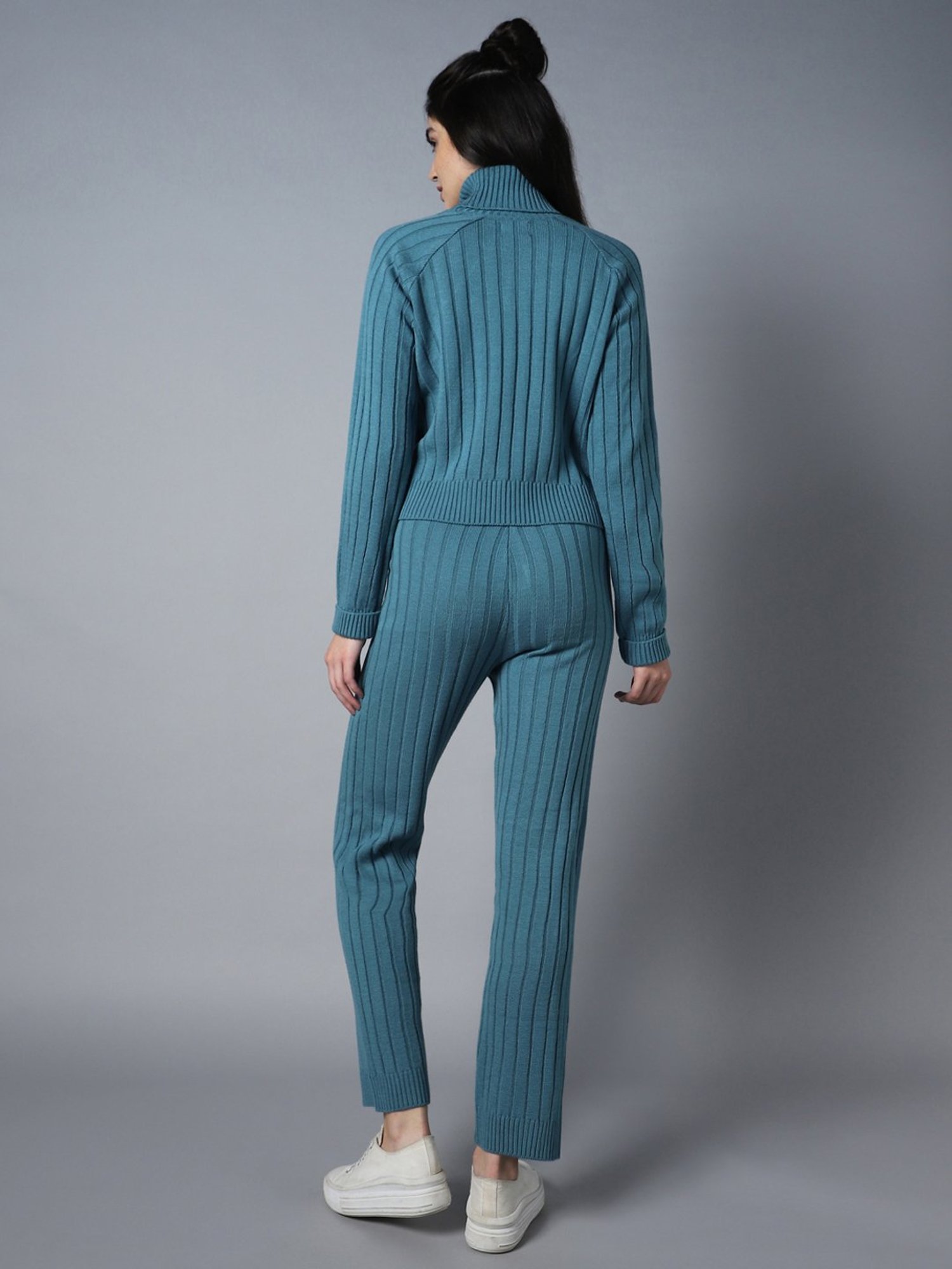 High Star Green Acrylic Maxi Co-ord Set