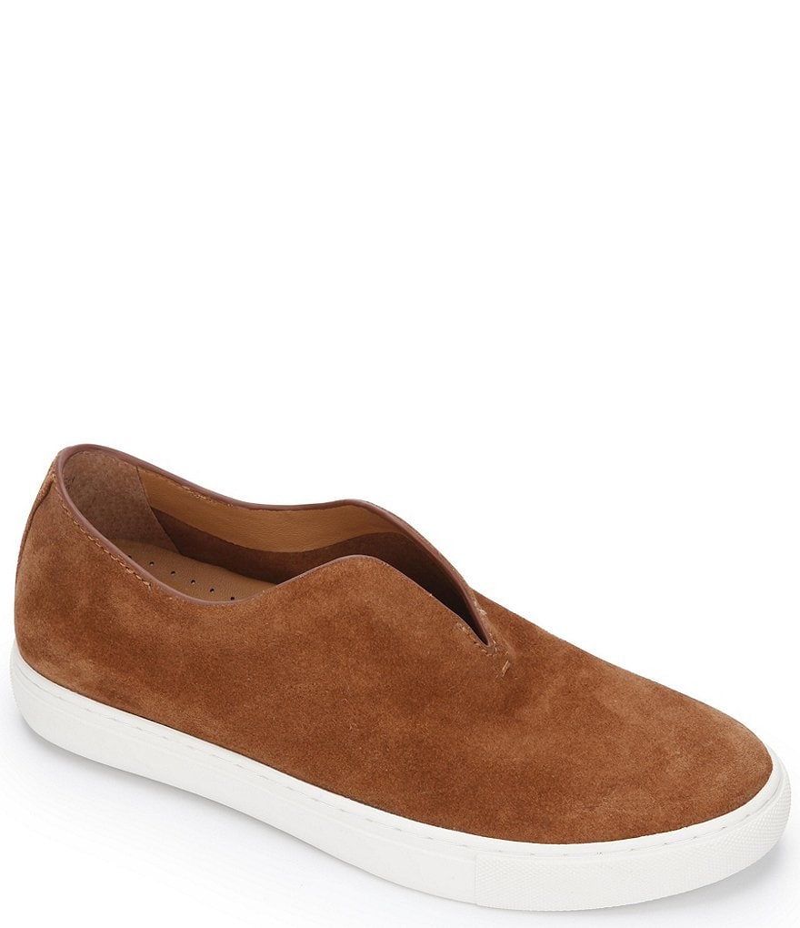 Gentle Souls Rory Suede Deconstructed Slip-On Sneakers