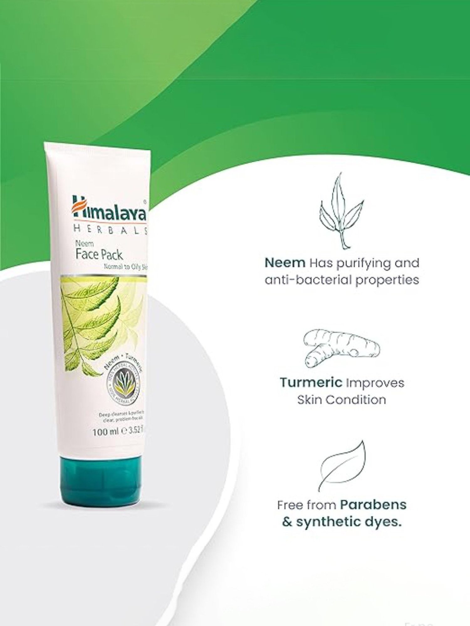 Himalaya Purifying Neem Pack - 100 gm