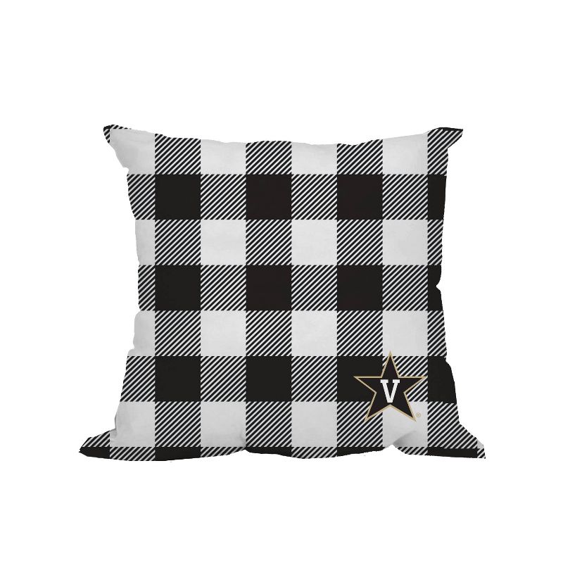 18.5" 2pk Hatteras Black Throw Pillows Black - Pillow Perfect