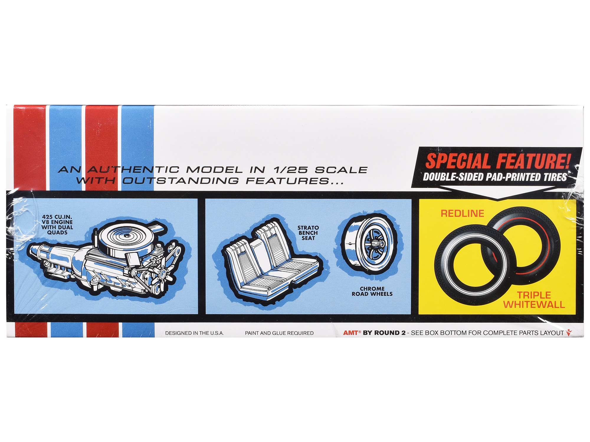 Skill 2 Model Kit 1970 Buick Wildcat Hardtop "Craftsman Plus" Series 1/25 Scale Model by AMT