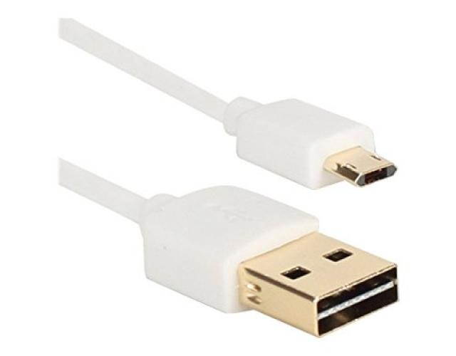 Qvs Premium Sync/Charging Usb/Micro-Usb Data Transfer Cable