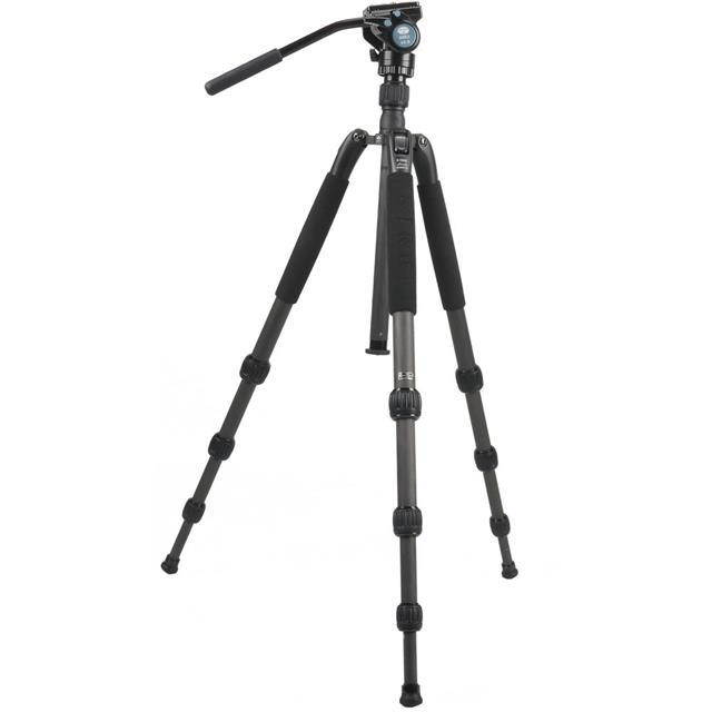 Sirui N-1204SK CF Tripod Soft Bundle with VA5 Ultra Compact Fluid Video Head