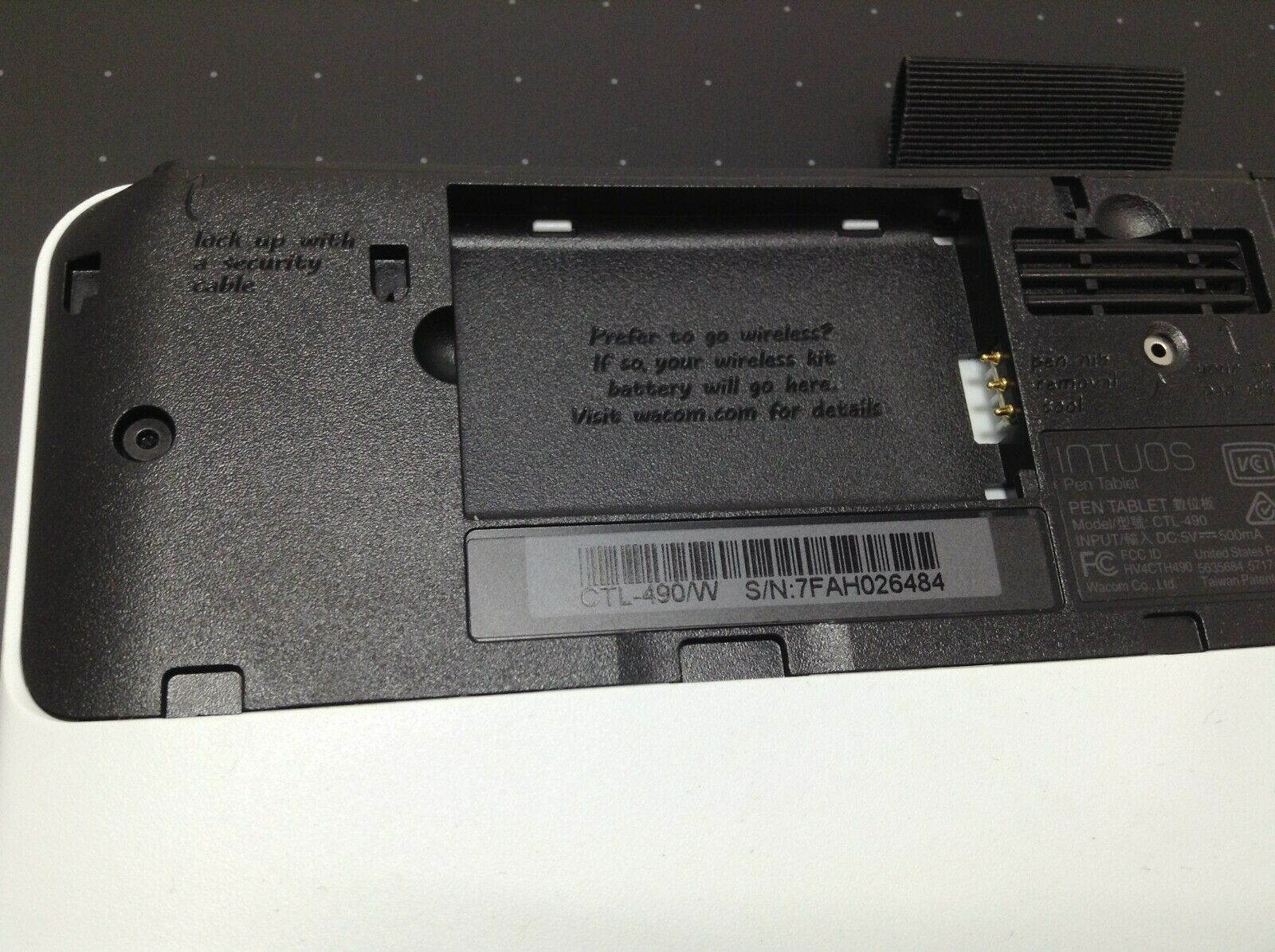 6 x Wacom Intuos Draw CTL490W Digital Drawing / Graphics Tablet *Tablet ONLY*