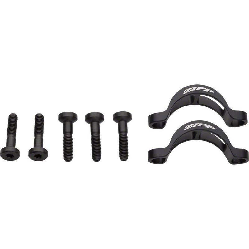 Zipp Speed Weaponry Alumina Riser Kit Aero Bar PartZipp Speed Weaponry Vuka Clip Riser Kit: 5mm, High Brushed Black Laser Etched Graphics