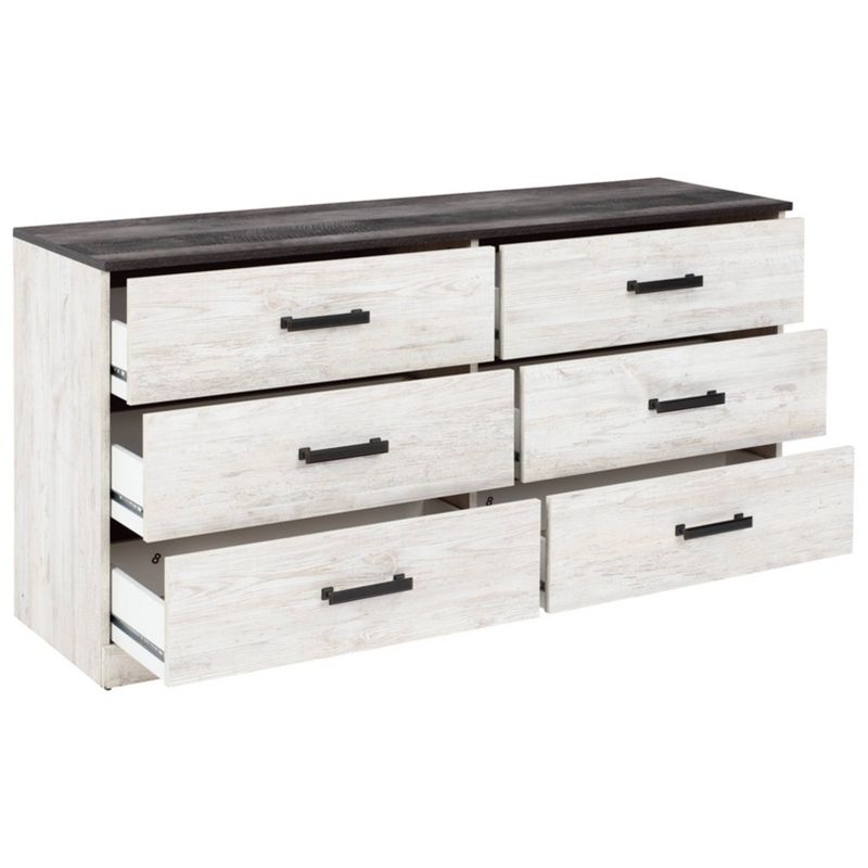 Shawburn Dresser White/Dark Charcoal Gray - Signature Design by Ashley