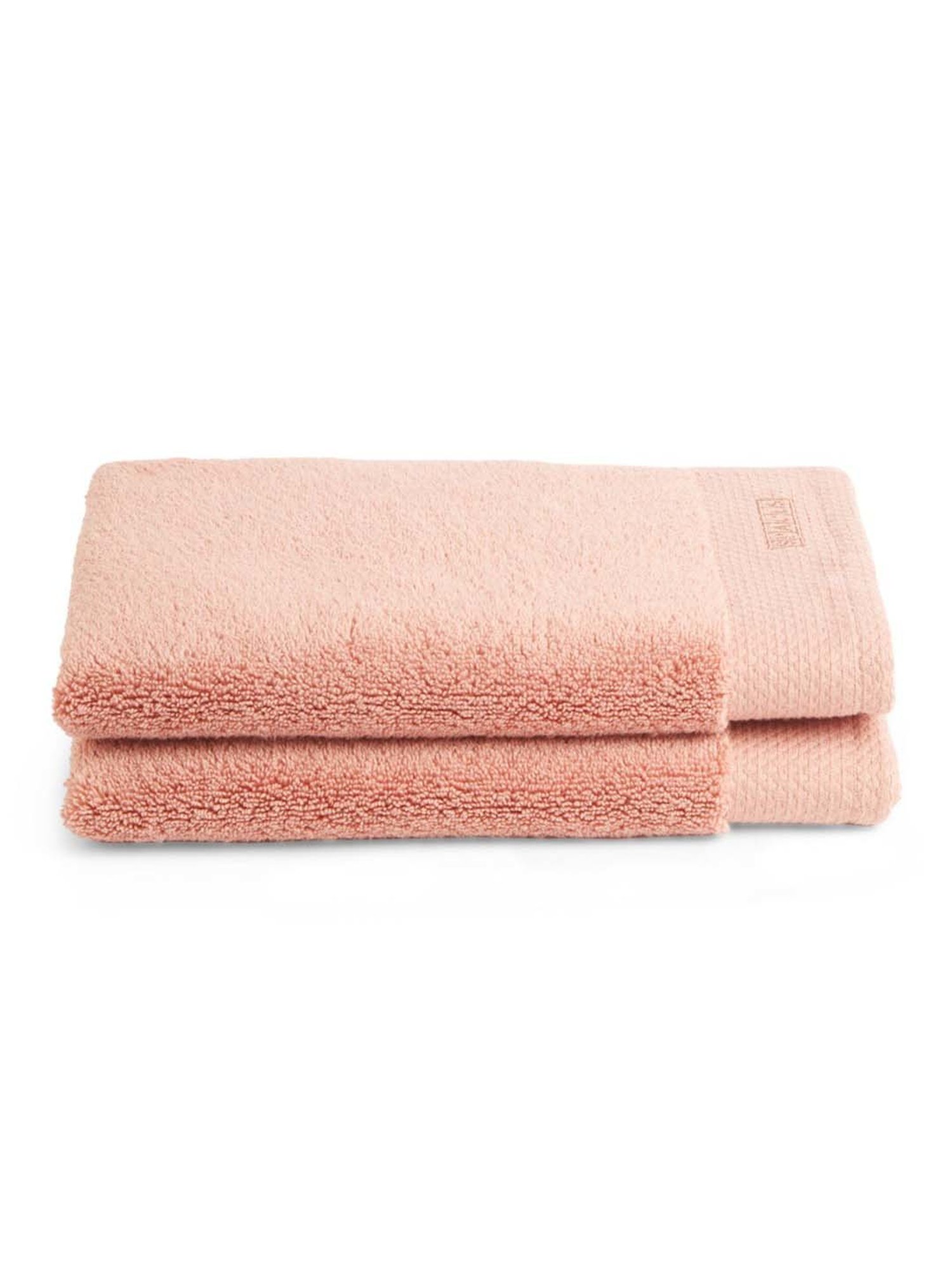 Spaces Luxury Rose Tan Egyptian Cotton 670 GSM Hand Towel - Set of 2