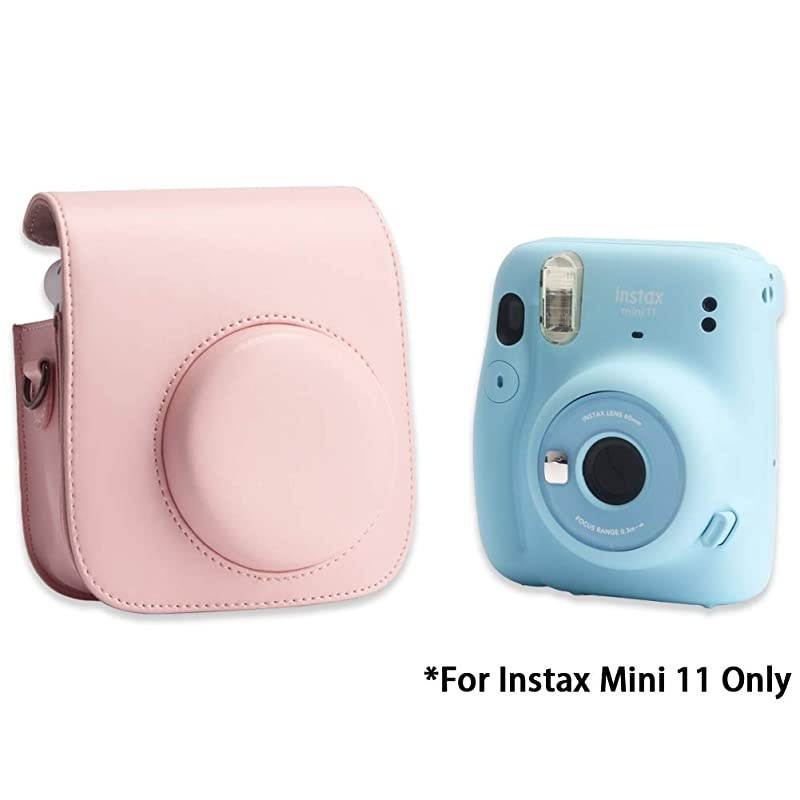 Instant Camera Case for Fujifilm Instax Mini 11 Instant Camera (Blush Pink A)