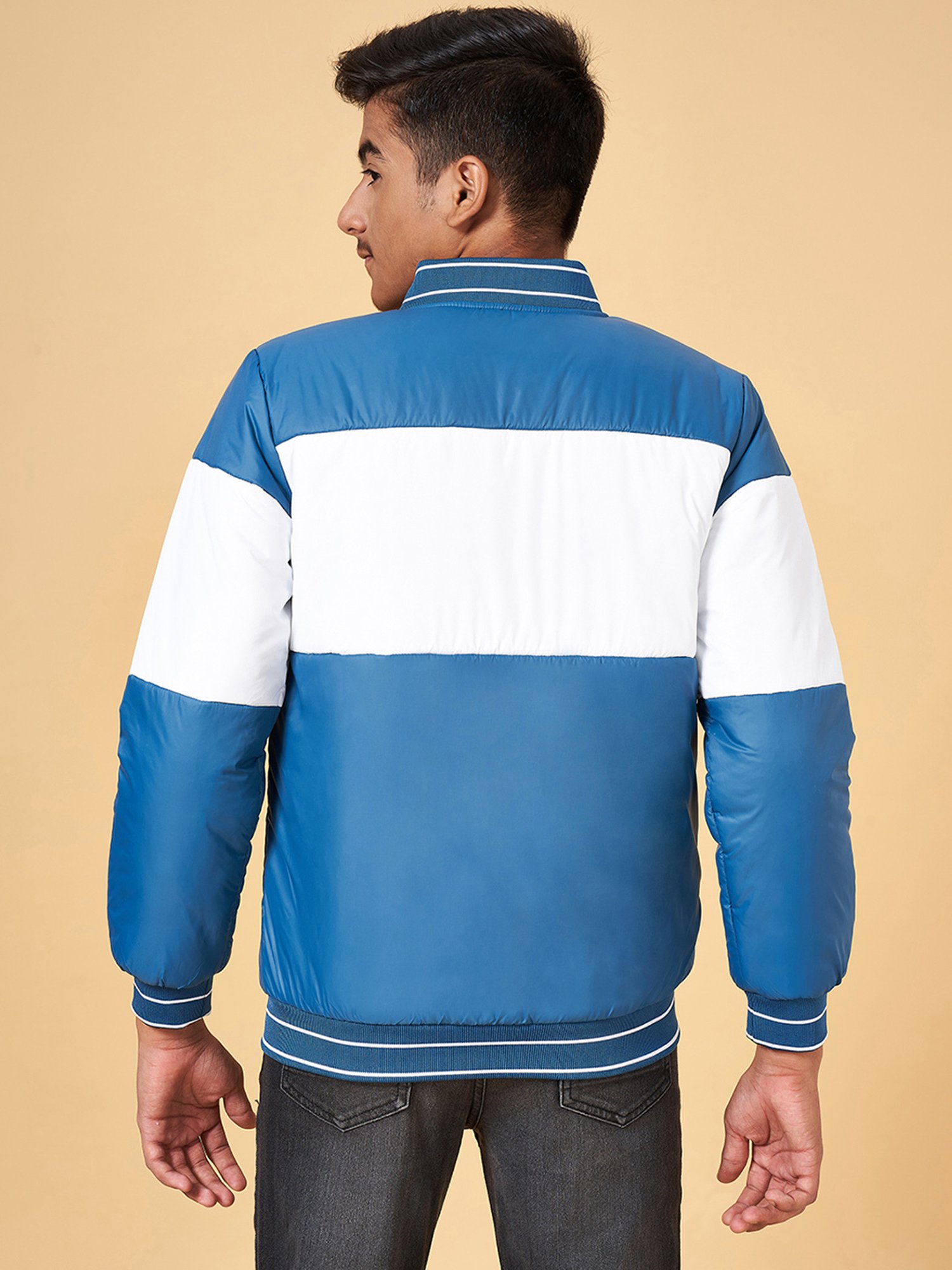 Coolsters by Pantaloons Kids Blue Printed Full Sleeves Jacket