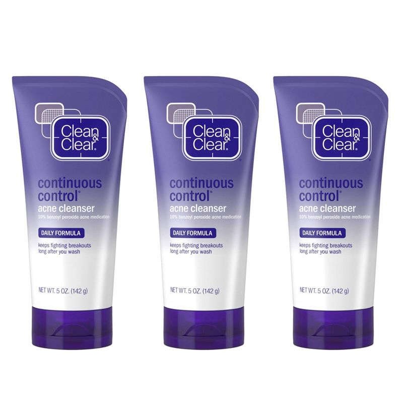 Clean & Clear Continuous Control Acne Cleanser - 5oz