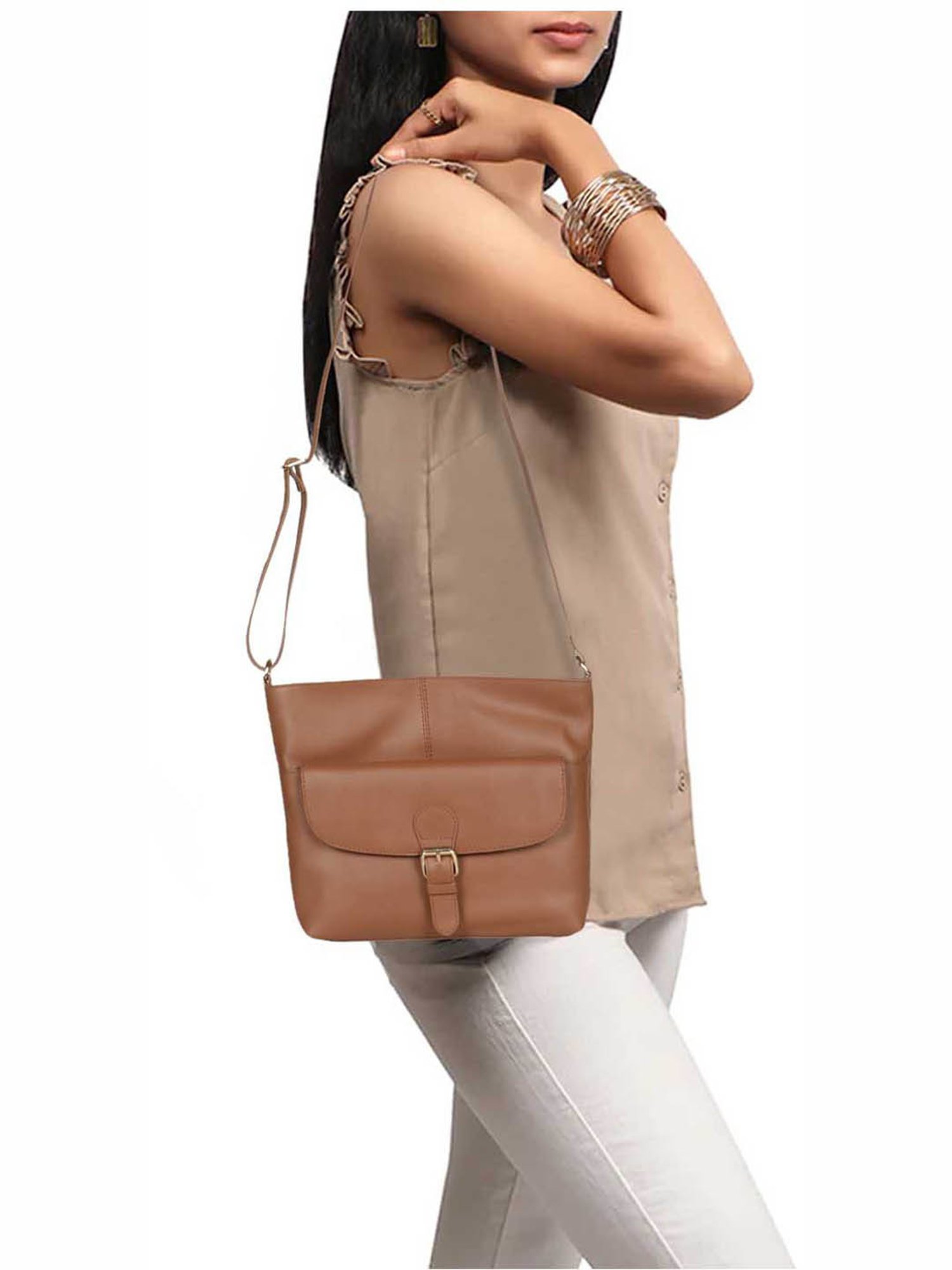 Favore Dark Brown Solid Small Slings