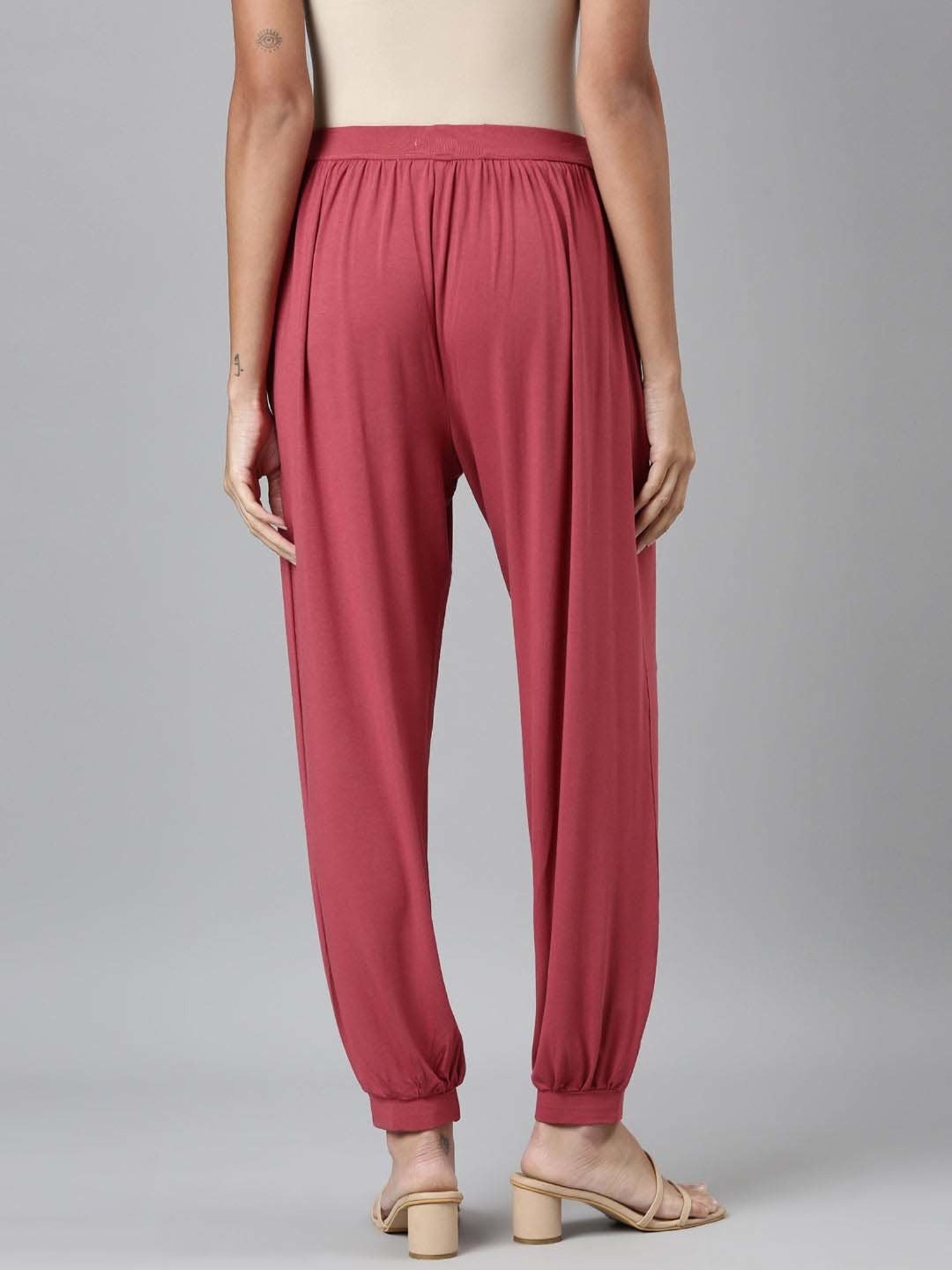 Go Colors! Pink Relaxed Fit Harem Pants