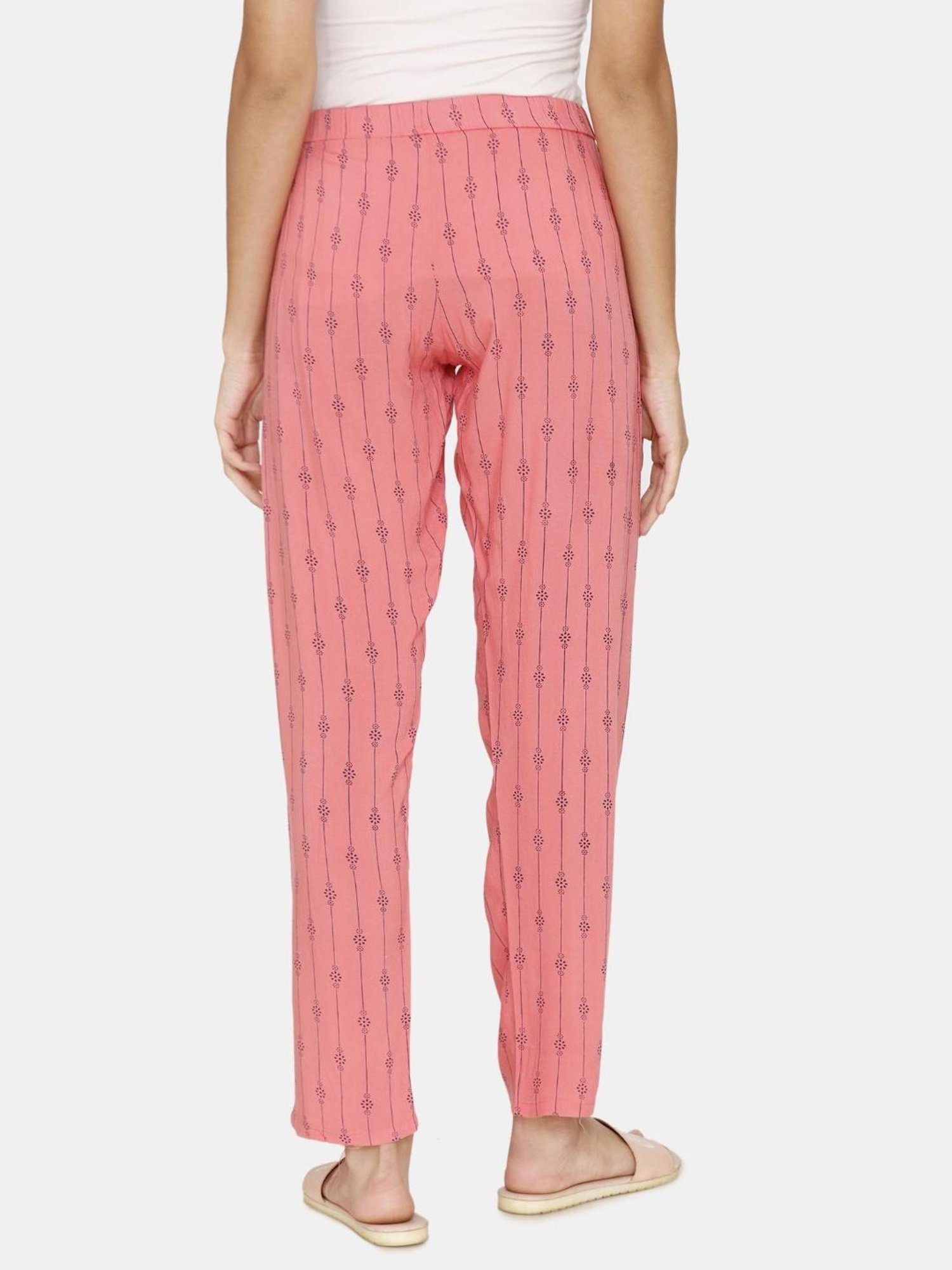 Coucou by Zivame Pink Printed Pajamas