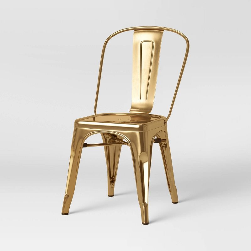 Carlisle Couture High Back Metal Dining Chair Gold - ACEssentials