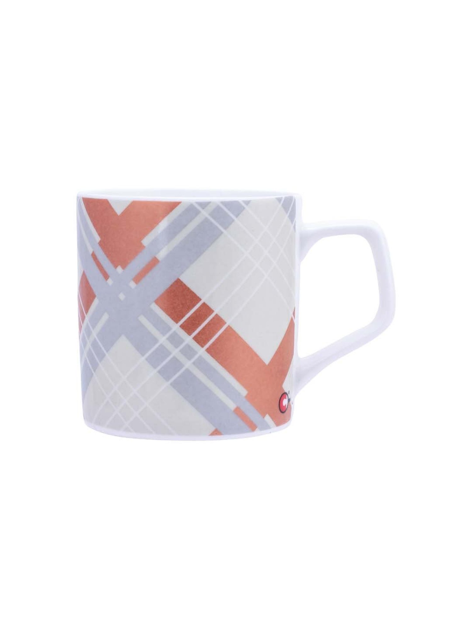 Clay Craft Multicolor Fine Ceramic Coffee & Tea Mugs (170 ml) - Set of 6