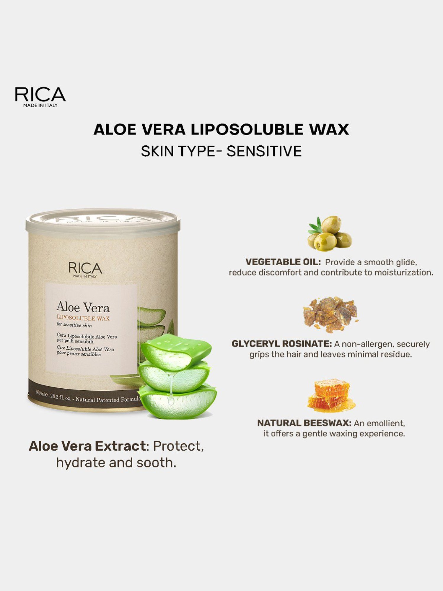 Rica Lemon Wax Combo Kit 2