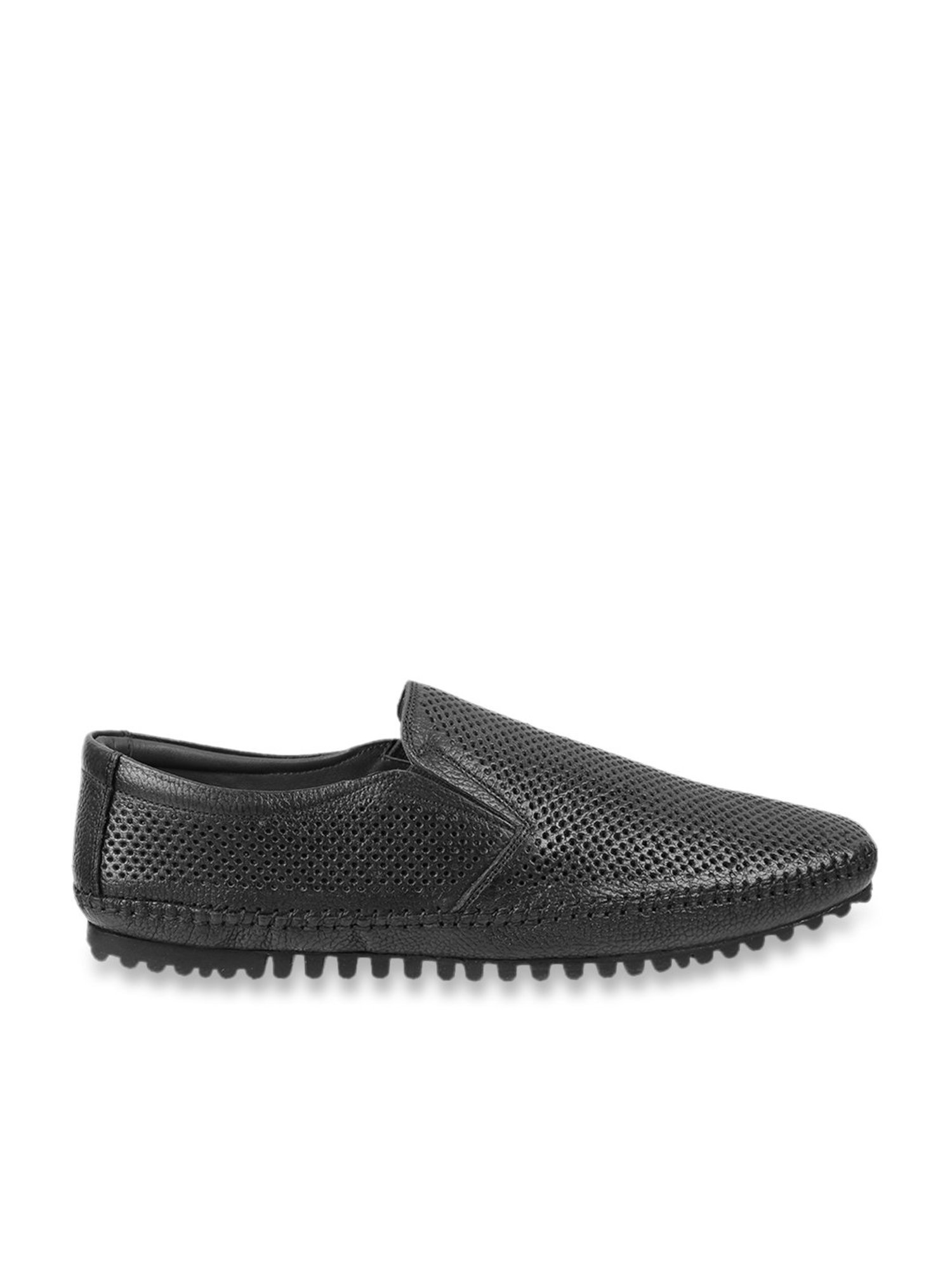 Metro Men's Black Casual Loafers