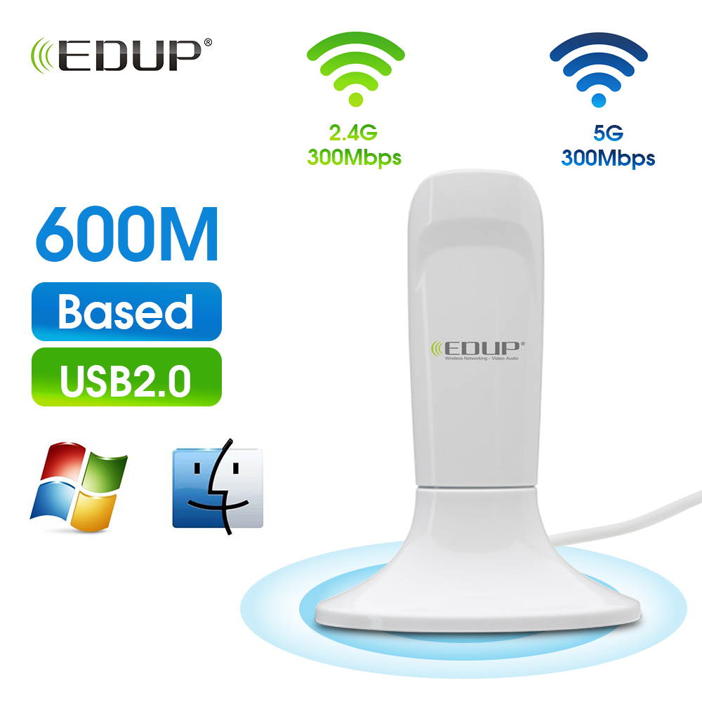 300Mbps Wireless Dual Band USB Adapter WIFI Network Adapter
