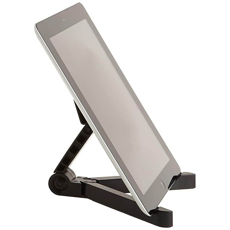Basics Adjustable Tablet Holder Stand Compatible with Apple iPad Samsung Galaxy and Kindle Fire Tablets