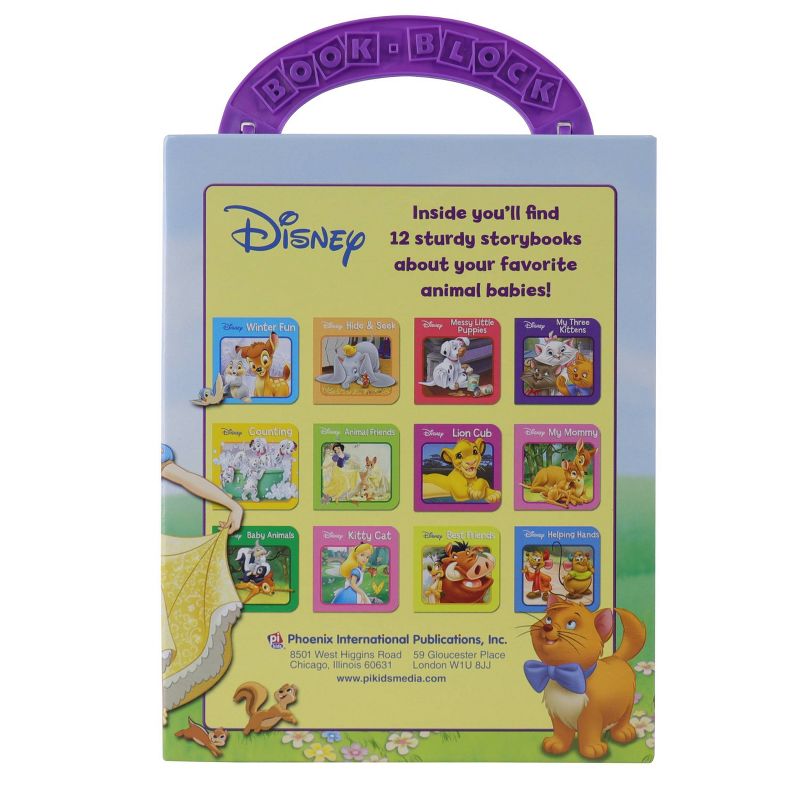 Disney Baby Animal Stories: My First Library 12 Board Book Block Set (Board Book)