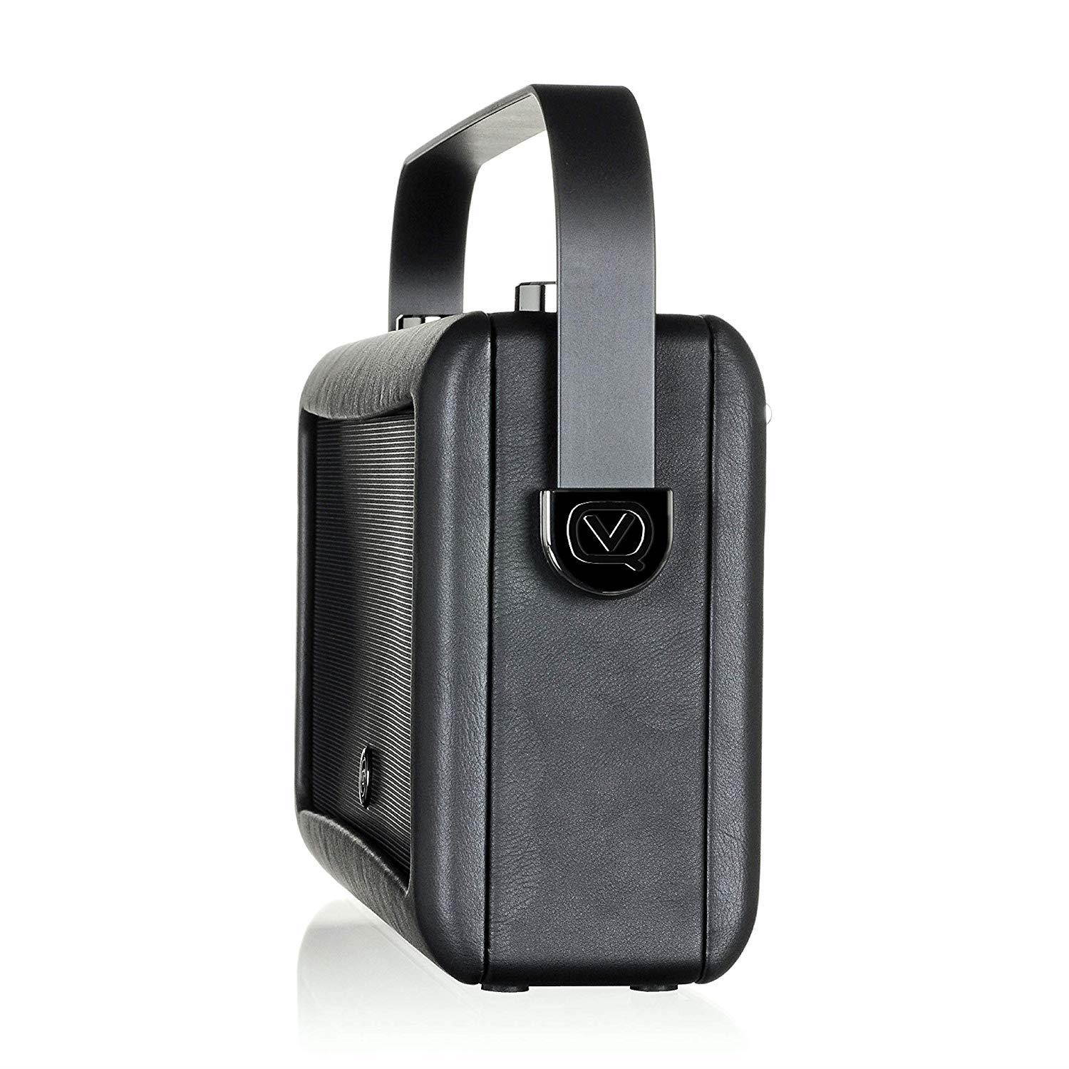 VQ Hepburn Mk II HD Digital Radio with FM, Bluetooth & Alarm Clock &ndash; Black