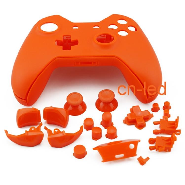 Matte Amber Full Shell Case Cover Replacement Kit for Xbox One Wireless Controller mod kit