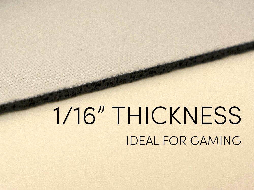 Blue Nebula Gaming Mouse Pad - Inked Gaming / Non-slip, rubber, professional mouse mat with smooth surface. PC Gaming Your Game. Your Style.