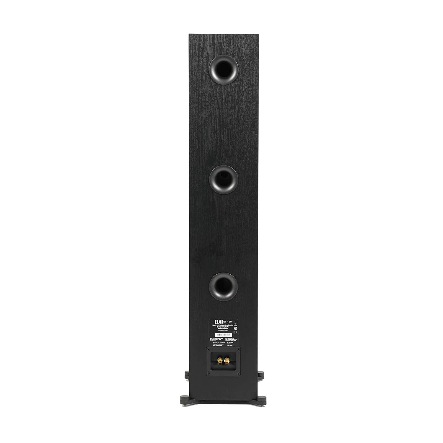 ELAC Uni-Fi 2.0 UF52 Floorstanding Speaker (Each), Black (UF52-BK)