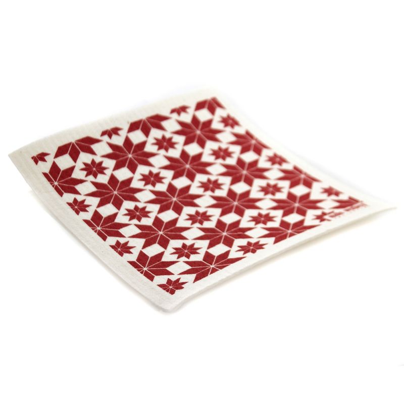 Swedish Dish Cloth 7.75" Thanksgiving Fall Set / 4 Dishcloth Kitchen Clean Up  -  Dish Cloth