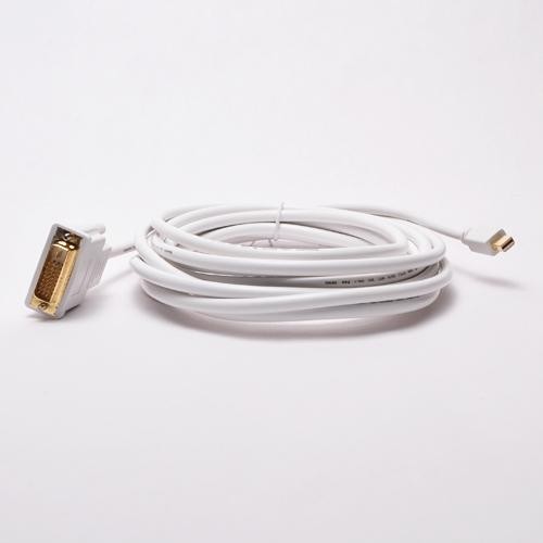 FireFold MDP-10-DVI Mini DisplayPort to DVI Adapter Cable -10 Feet - gold plated plugs - TV, DVI monitor or any other DVI-compatible device