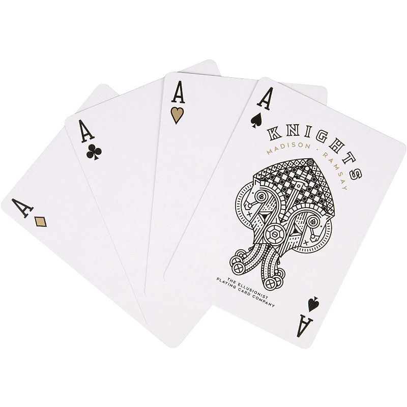 Ellusionist White Knights Playing Cards Deck