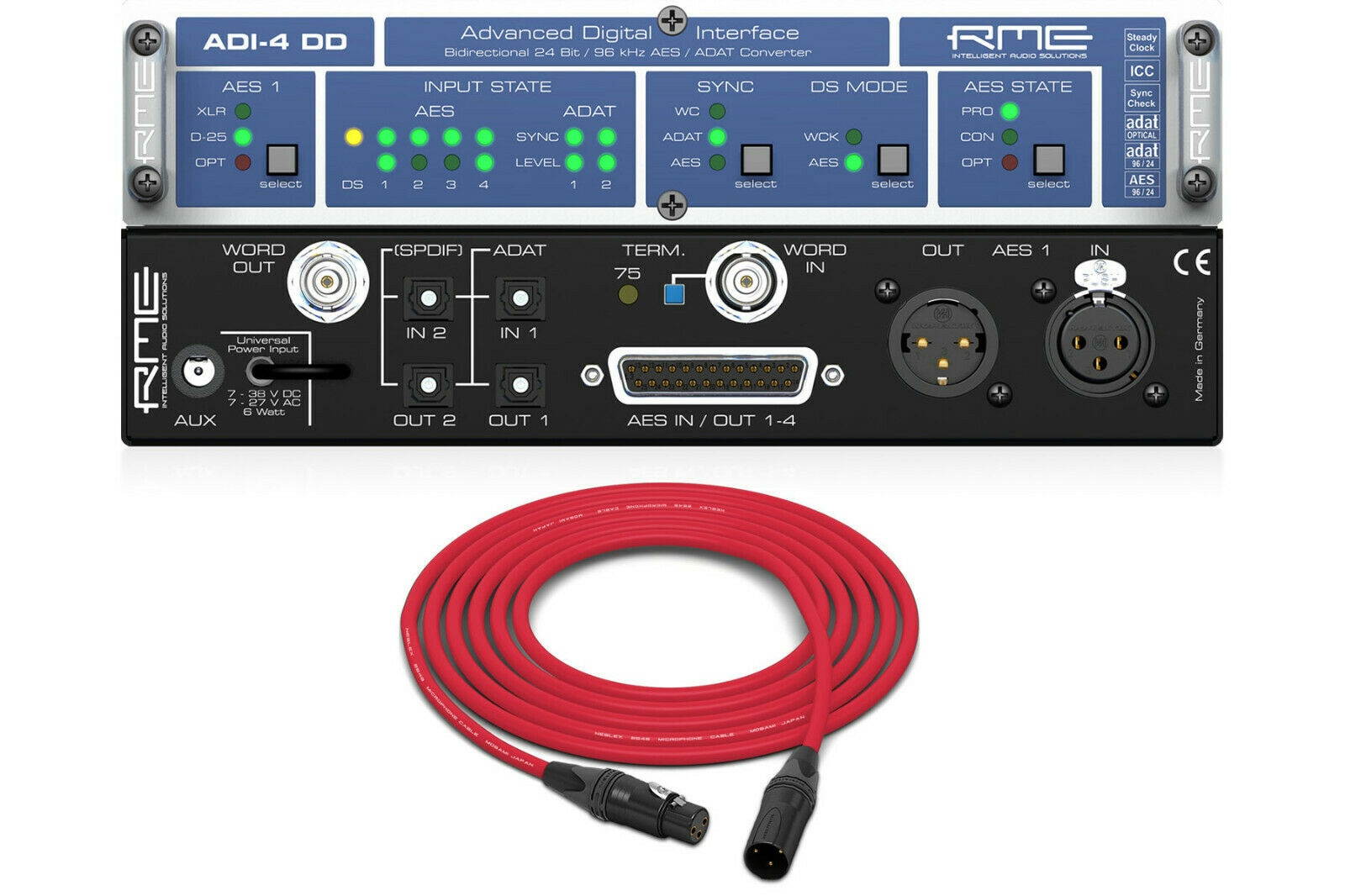 RME ADI-4 DD | 8 Ch. AES/EBU ADAT Converter | Pro Audio LA