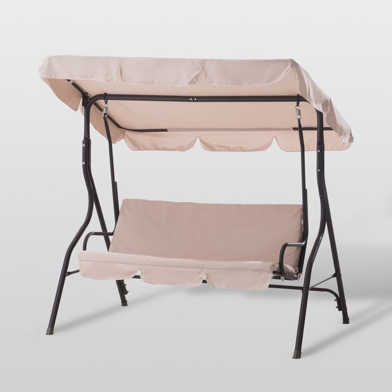Clio Porch Swing - Beige - Sunjoy