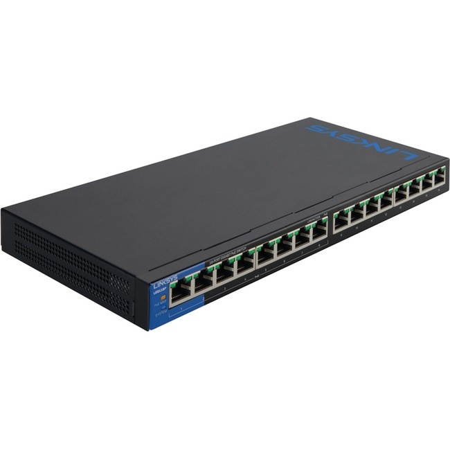 Linksys LGS116P 16-Port Business Desktop Gigabit PoE+ Switch